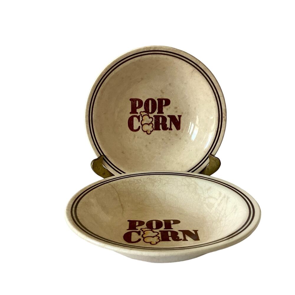 Mount Clemens Pottery Popcorn Bowls